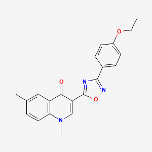 3-[3-(4-ethoxyphenyl)-1,2,4-oxadiazol-5-yl]-1,6-dimethyl-1,4-dihydroquinolin-4-one