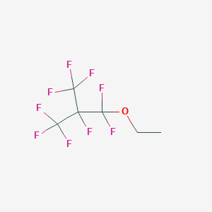molecular formula C6H5F9O B064875 Propane, 2-(ethoxydifluoromethyl)-1,1,1,2,3,3,3-heptafluoro- CAS No. 163702-06-5