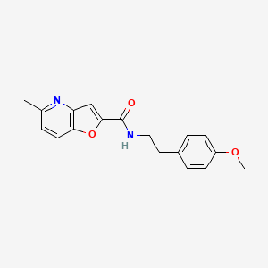 molecular formula C18H18N2O3 B6487603 N-[2-(4-methoxyphenyl)ethyl]-5-methylfuro[3,2-b]pyridine-2-carboxamide CAS No. 941928-20-7
