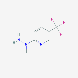 B064880 2-(1-Methylhydrazinyl)-5-(trifluoromethyl)pyridine CAS No. 163620-24-4