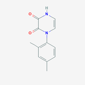 B6488845 1-(2,4-dimethylphenyl)-1,2,3,4-tetrahydropyrazine-2,3-dione CAS No. 1031668-99-1