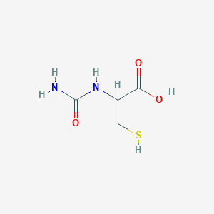 molecular formula C4H8N2O3S B064889 N-Carbamoyl-L-cysteine CAS No. 173144-48-4