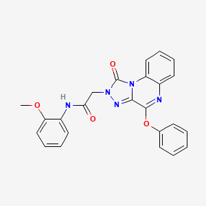 N-(2-methoxyphenyl)-2-{1-oxo-4-phenoxy-1H,2H-[1,2,4]triazolo[4,3-a]quinoxalin-2-yl}acetamide