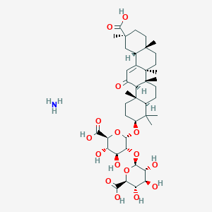 molecular formula C42H65NO16 B000649 Ammonium glycyrrhizate CAS No. 1407-03-0
