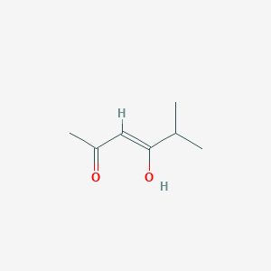 molecular formula C7H12O2 B064901 (Z)-4-hydroxy-5-methylhex-3-en-2-one CAS No. 188677-60-3