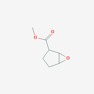 molecular formula C7H10O3 B064902 Methyl 6-oxabicyclo[3.1.0]hexane-2-carboxylate CAS No. 162086-60-4