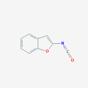 molecular formula C9H5NO2 B064907 2-Isocyanatobenzofuran CAS No. 179873-62-2