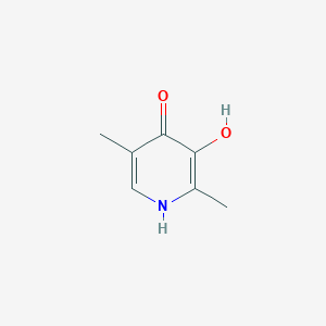 molecular formula C7H9NO2 B064928 3-hydroxy-2,5-dimethyl-1H-pyridin-4-one CAS No. 174095-92-2