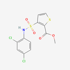 B6495099 methyl 3-[(2,4-dichlorophenyl)sulfamoyl]thiophene-2-carboxylate CAS No. 941978-81-0