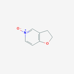 molecular formula C7H7NO2 B064955 2,3-Dihydrofuro[3,2-c]pyridine 5-oxide CAS No. 193605-33-3