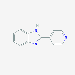 molecular formula C12H9N3 B064961 2-(4-吡啶基)苯并咪唑 CAS No. 176964-61-7