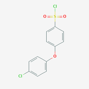 molecular formula C12H8Cl2O3S B064962 4-(4-氯苯氧基)苯磺酰氯 CAS No. 191327-30-7