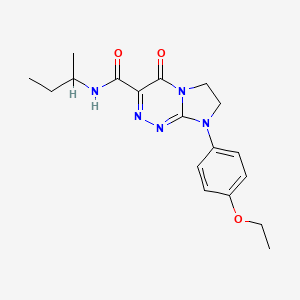 N-(butan-2-yl)-8-(4-ethoxyphenyl)-4-oxo-4H,6H,7H,8H-imidazo[2,1-c][1,2,4]triazine-3-carboxamide