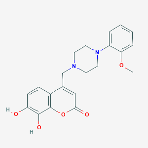 7,8-dihydroxy-4-{[4-(2-methoxyphenyl)piperazin-1-yl]methyl}-2H-chromen-2-one