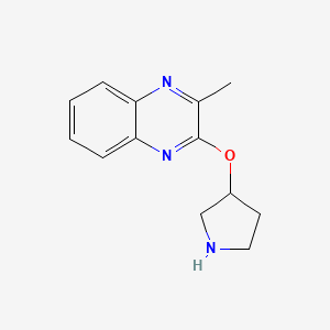 2-methyl-3-(pyrrolidin-3-yloxy)quinoxaline