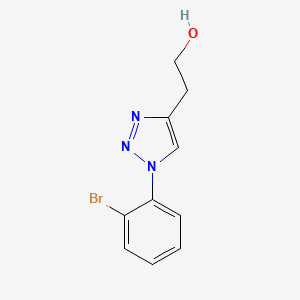 2-[1-(2-bromophenyl)-1H-1,2,3-triazol-4-yl]ethan-1-ol