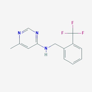 6-methyl-N-{[2-(trifluoromethyl)phenyl]methyl}pyrimidin-4-amine