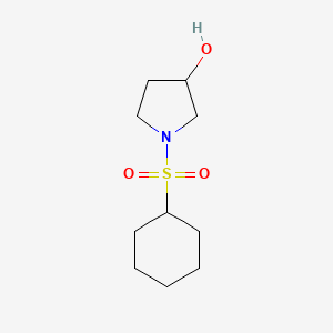 1-(cyclohexanesulfonyl)pyrrolidin-3-ol