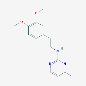 N-[2-(3,4-dimethoxyphenyl)ethyl]-4-methylpyrimidin-2-amine