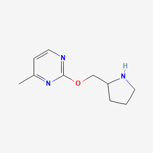 4-methyl-2-[(pyrrolidin-2-yl)methoxy]pyrimidine