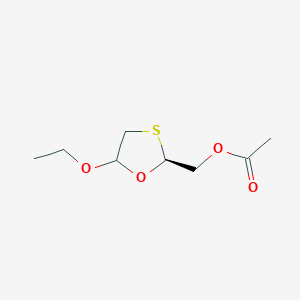 [(2S)-5-ethoxy-1,3-oxathiolan-2-yl]methyl Acetate