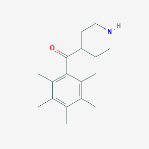 (Pentamethylphenyl)(piperidin-4-yl)methanone