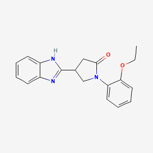 4-(1H-1,3-benzodiazol-2-yl)-1-(2-ethoxyphenyl)pyrrolidin-2-one