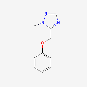 molecular formula C10H11N3O B6499290 1-methyl-5-(phenoxymethyl)-1H-1,2,4-triazole CAS No. 1483183-58-9