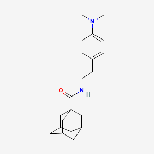 molecular formula C21H30N2O B6499389 N-{2-[4-(dimethylamino)phenyl]ethyl}adamantane-1-carboxamide CAS No. 953243-57-7