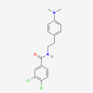 3,4-dichloro-N-{2-[4-(dimethylamino)phenyl]ethyl}benzamide