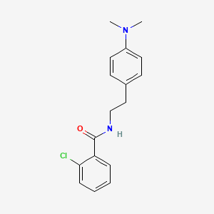2-chloro-N-{2-[4-(dimethylamino)phenyl]ethyl}benzamide