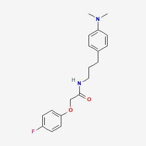 N-{3-[4-(dimethylamino)phenyl]propyl}-2-(4-fluorophenoxy)acetamide