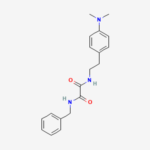 molecular formula C19H23N3O2 B6499451 N'-benzyl-N-{2-[4-(dimethylamino)phenyl]ethyl}ethanediamide CAS No. 954068-71-4