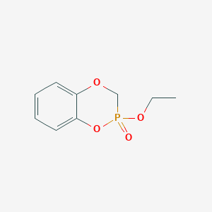 molecular formula C9H11O4P B000065 2-Ethoxy-3H-1,4,2lambda5-benzodioxaphosphinine 2-oxide CAS No. 4081-22-5