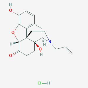 molecular formula C19H22ClNO4 B000650 Naloxone Hydrochloride CAS No. 357-08-4