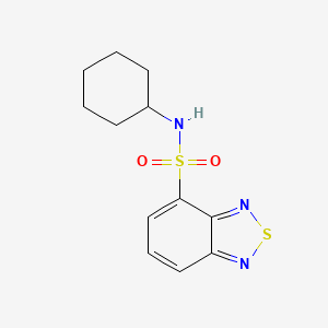 N-cyclohexyl-2,1,3-benzothiadiazole-4-sulfonamide