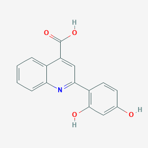 2-(2,4-dihydroxyphenyl)quinoline-4-carboxylic acid