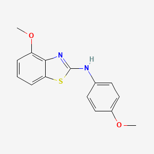 4-methoxy-N-(4-methoxyphenyl)-1,3-benzothiazol-2-amine