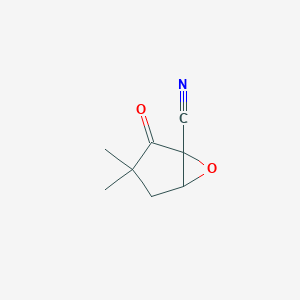 2-Oxo-3,3-dimethyl-6-oxabicyclo[3.1.0]hexane-1-carbonitrile