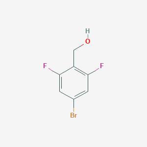 molecular formula C7H5BrF2O B065035 4-Bromo-2,6-difluorobenzyl alcohol CAS No. 162744-59-4