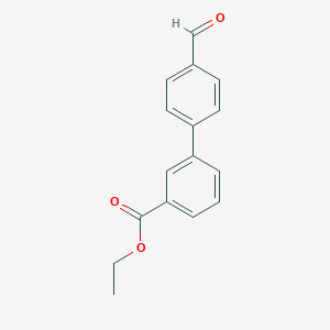 B065038 Ethyl 4'-formyl-[1,1'-biphenyl]-3-carboxylate CAS No. 194367-78-7