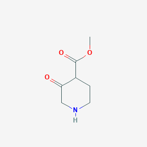 molecular formula C7H11NO3 B065053 Methyl 3-oxopiperidine-4-carboxylate CAS No. 179023-37-1