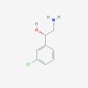 molecular formula C8H10ClNO B065064 (S)-2-Amino-1-(3-chloro-phenyl)-ethanol CAS No. 168112-89-8