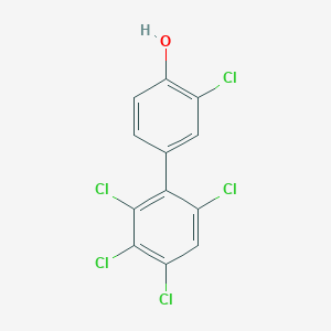 molecular formula C12H5Cl5O B065070 2',3,3',4',6'-Pentachloro-4-biphenylol CAS No. 192190-10-6