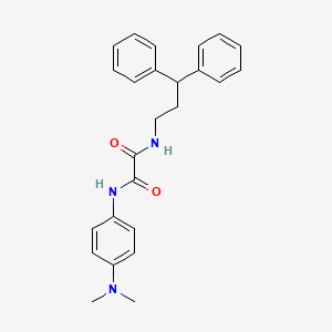 N-[4-(dimethylamino)phenyl]-N'-(3,3-diphenylpropyl)ethanediamide