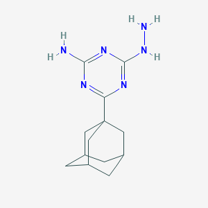 4-(1-Adamantyl)-6-hydrazinyl-1,3,5-triazin-2-amine