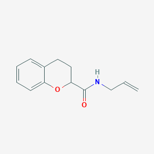 molecular formula C13H15NO2 B6508728 N-(prop-2-en-1-yl)-3,4-dihydro-2H-1-benzopyran-2-carboxamide CAS No. 68281-62-9