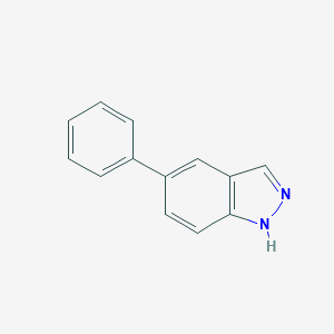 molecular formula C13H10N2 B065116 5-Phenyl-1H-indazole CAS No. 185316-58-9