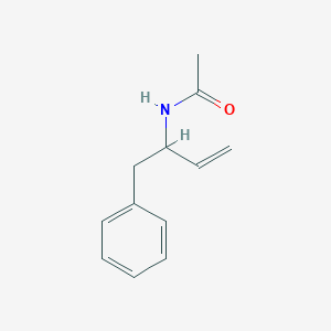 molecular formula C12H15NO B065120 N-(1-Phenyl-3-buten-2-yl)acetamide CAS No. 184365-66-0