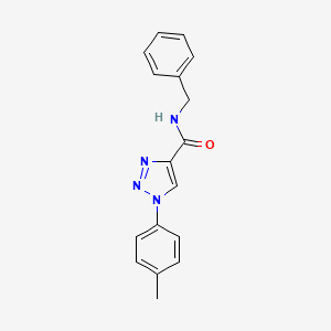molecular formula C17H16N4O B6512506 N-benzyl-1-(4-methylphenyl)-1H-1,2,3-triazole-4-carboxamide CAS No. 951597-72-1